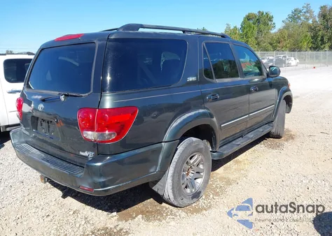 2007 Toyota Sequoia Sr5 V8 из США, поврежденный, VIN 5TDZT34A97S296100